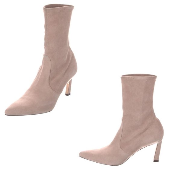 Stuart Weitzman Shoes - STUART WEITZMAN Rapture 75mm Dolce Suede Sock Bootie Size 7.5